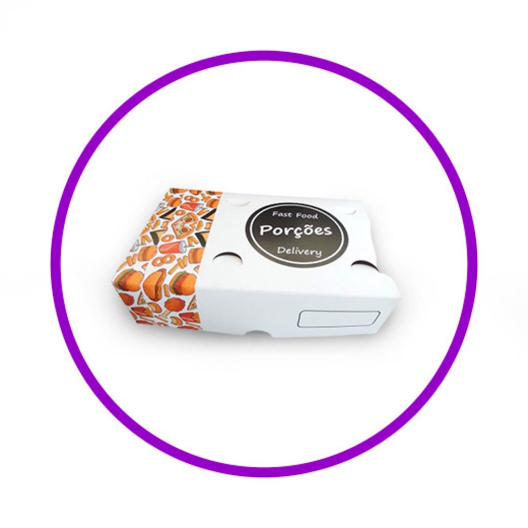 Embalagens para porções e batata frita 1