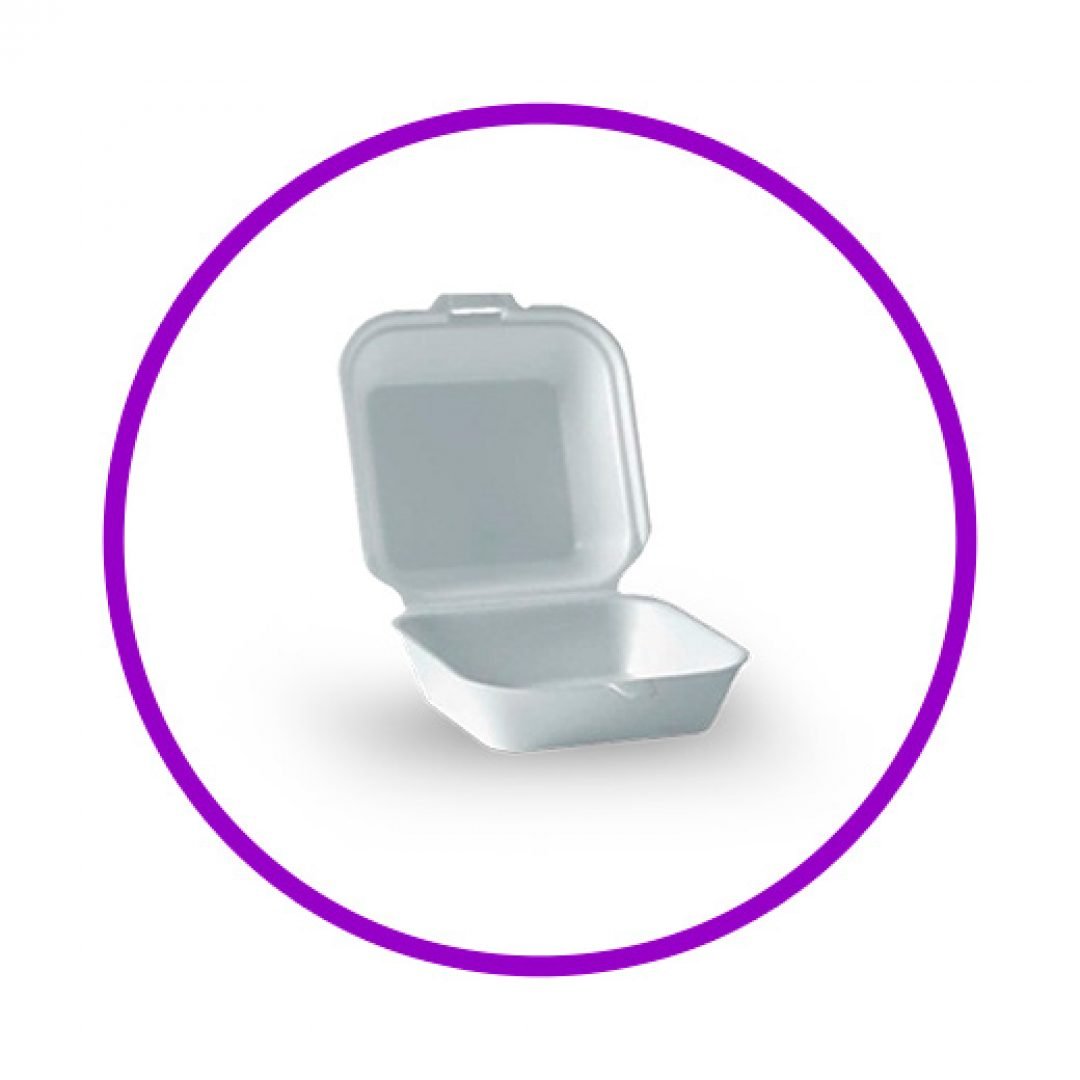 hamburgueira de isopor