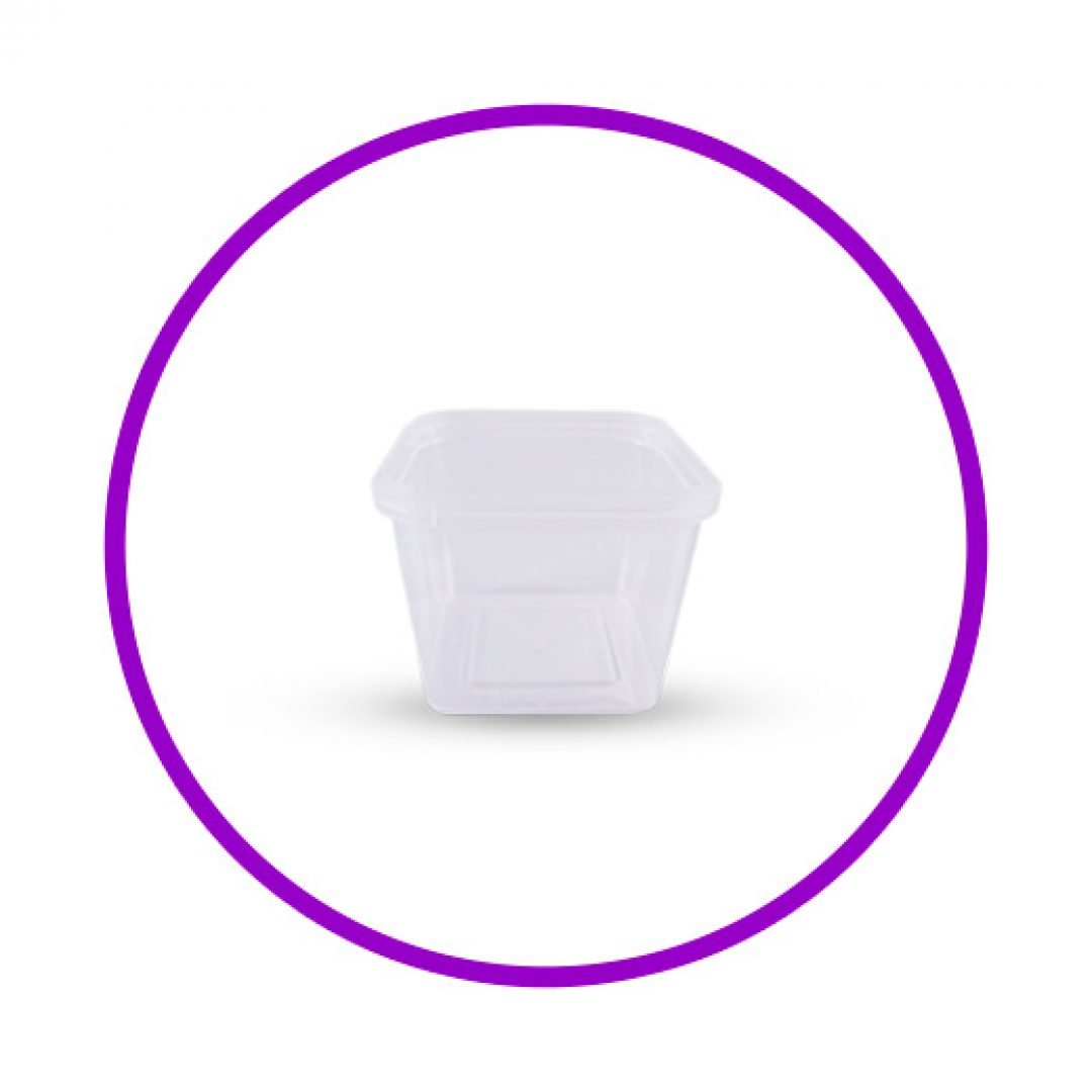 pote quadrado com lacre