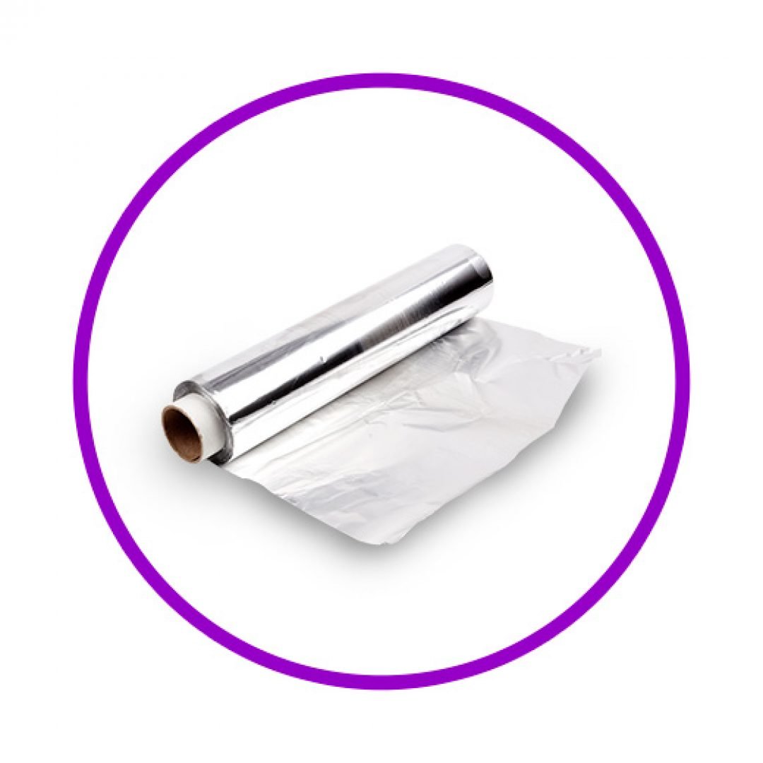 rolo de papel alumínio