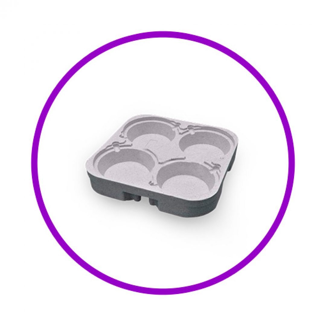 suporte de marmitex isopor